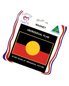 Magnet Canvas Aboriginal Flag 40,000 Years