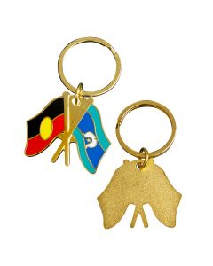 Aboriginal & Torres Strait Islander Flag Keyring