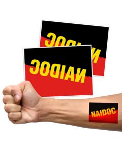 NAIDOC Temp Tattoos Aboriginal Colours