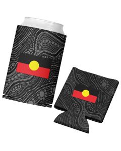 Aboriginal Flag Stubby Cooler