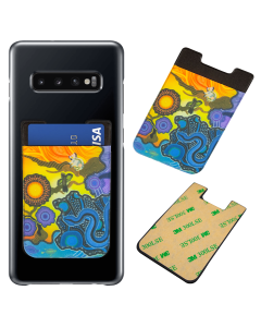 Lycra Sticky Phone Wallet "Animals of Australia"