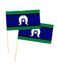 Torres Strait (TSI) Flag Wavers / Hand Flags