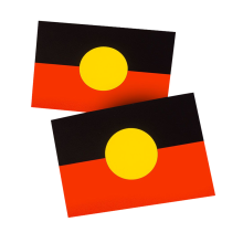 Australian Aboriginal Flag Stickers
