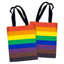 Rainbow Pride Flag Cotton Tote Bag