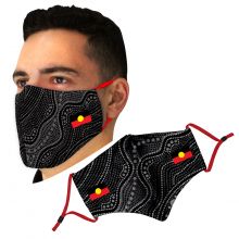 Aboriginal Flag Face Mask
