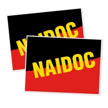 NAIDOC Stickers Aboriginal Colours