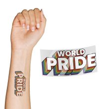 World Pride Temporary Tattoo