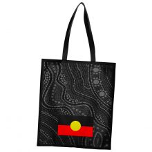 Aboriginal Flag Cotton Tote Bag